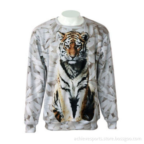Customized Sweatshirt for Personality with 100% Polyester and Sublimation Print